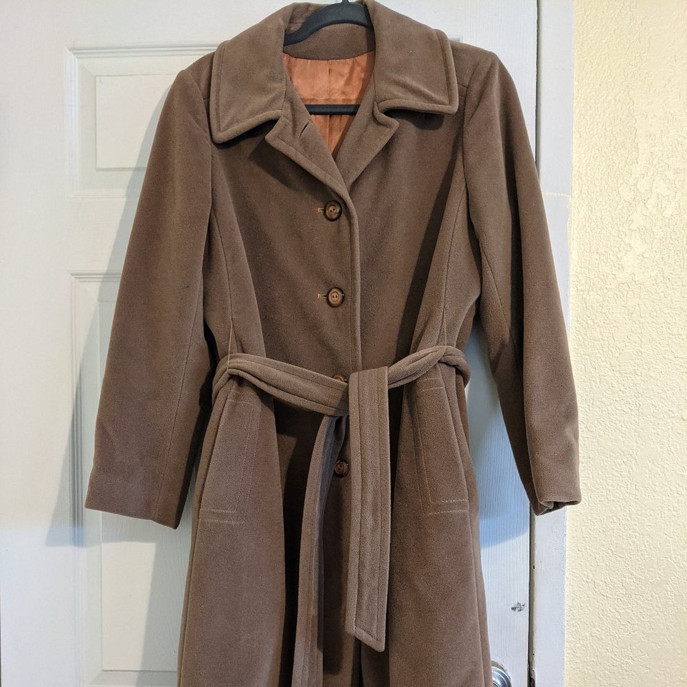 Lorendale by Bromleigh faux cashmere trench coat